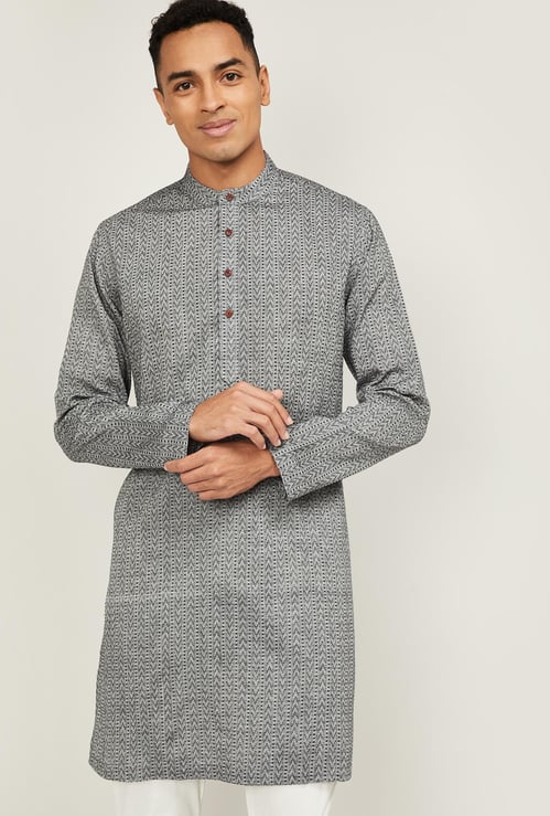 MELANGE Men Printed Regular Fit Kurta