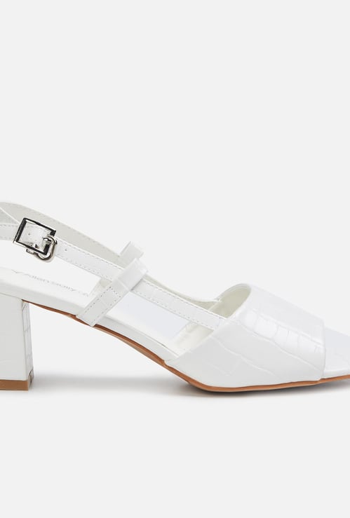 ALLEN SOLLY Women Solid Block Heels