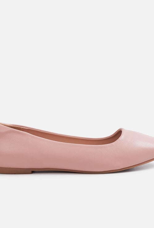 ALLEN SOLLY Women Solid Round Toe Ballerina