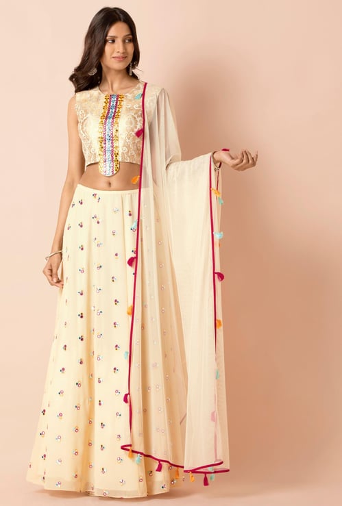 INDYA Women Solid Dupatta