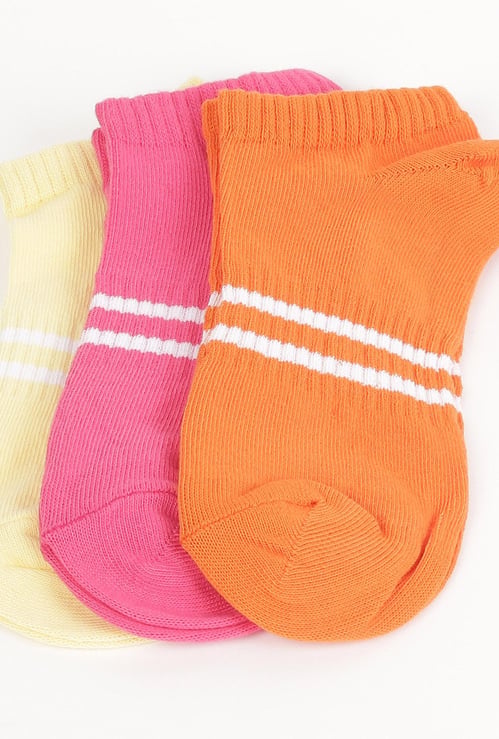 GINGER Women Striped Socks - Pack of 3