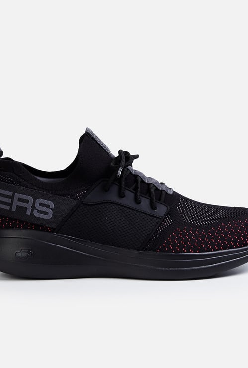 SKECHERS Men Mesh Lace-Up Sports Shoes