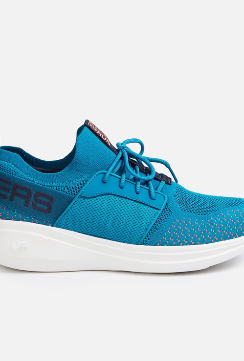 SKECHERS Men Mesh Lace-Up Sports Shoes
