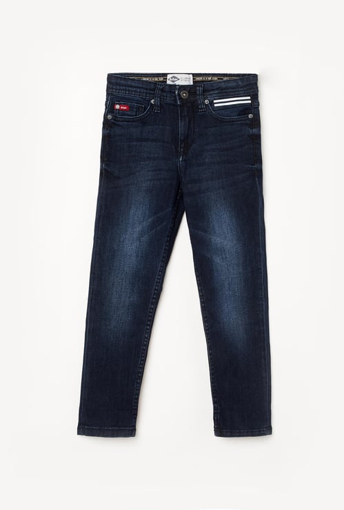 LEE COOPER JUNIORS Boys Faded Slim Fit Jeans