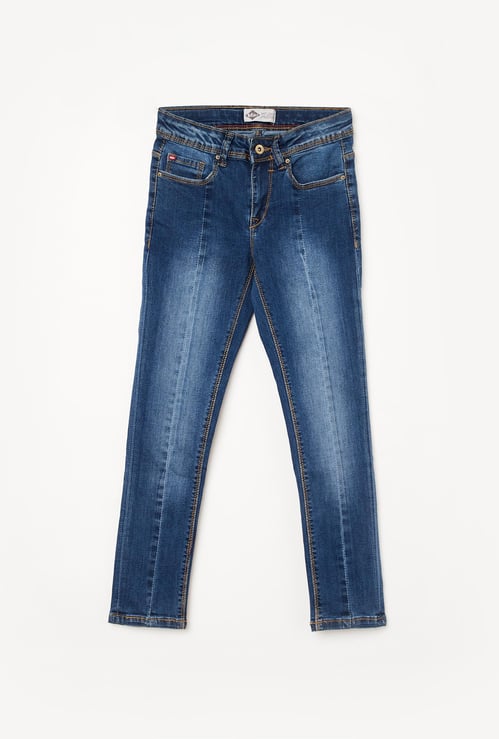 LEE COOPER JUNIORS Girls Faded Slim Fit Jeans