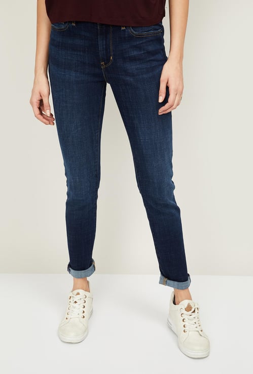 LEVI'S Women Medium Wash Skinny Fit Jeans