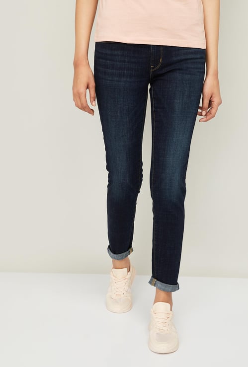 LEVI'S Women Stonewashed Skinny Fit Jeans