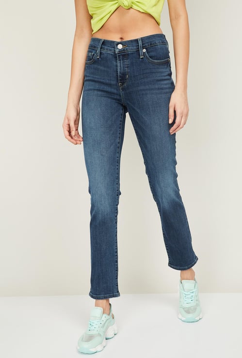 LEVI'S Women Washed Slim Fit Jeans