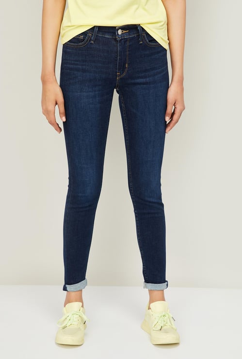 LEVI'S Women Stonewashed Super Skinny Fit Jeans