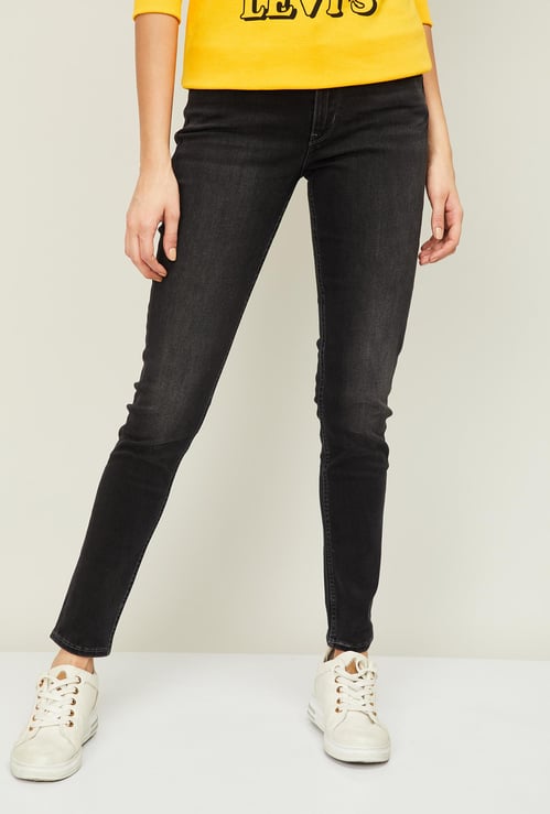 LEVI'S Women Stonewashed Super Skinny Fit Jeans