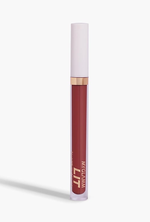 MYGLAMM LIT Liquid Matte Lipstick - Pie Hunt- Daterview