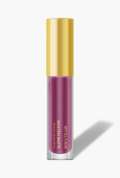 MYGLAMM Women Molten Matte Metallic Liquid Lipstick- Minerva