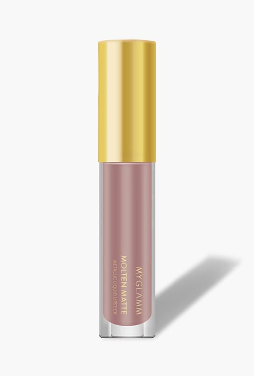 MYGLAMM Women Molten Matte Metallic Liquid Lipstick- Dione
