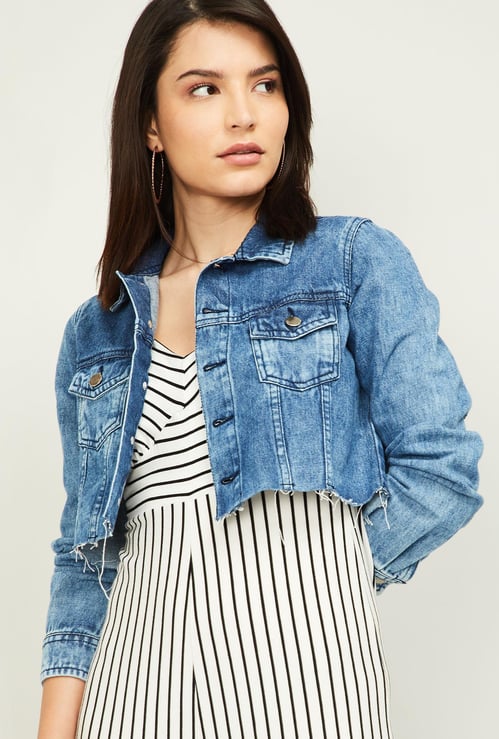 FAME FOREVER Women Denim Jacket