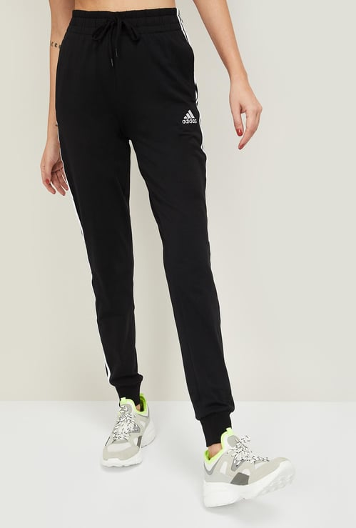ADIDAS Women Panel Striped Elasticated Joggers