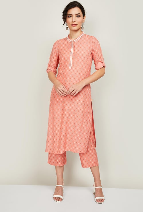 AURELIA Women Printed Kurta Set with Salwar