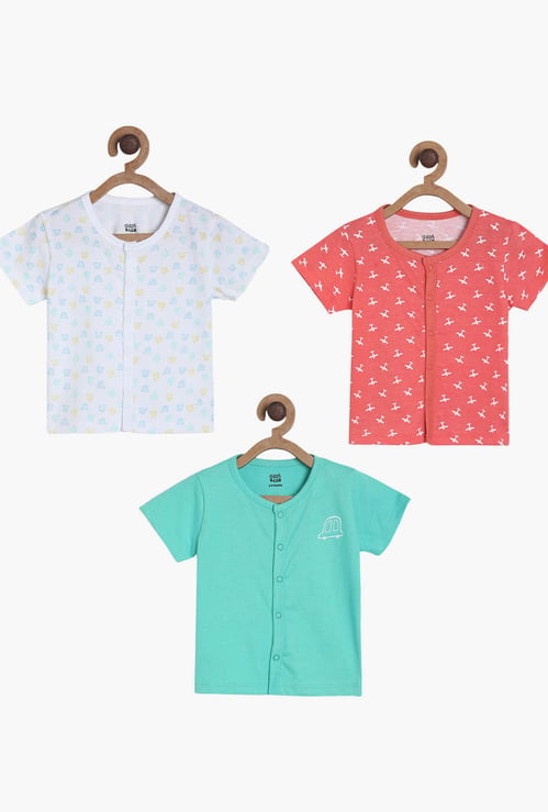 FS MINI KLUB Boys Printed T-shirt- Pack of 3