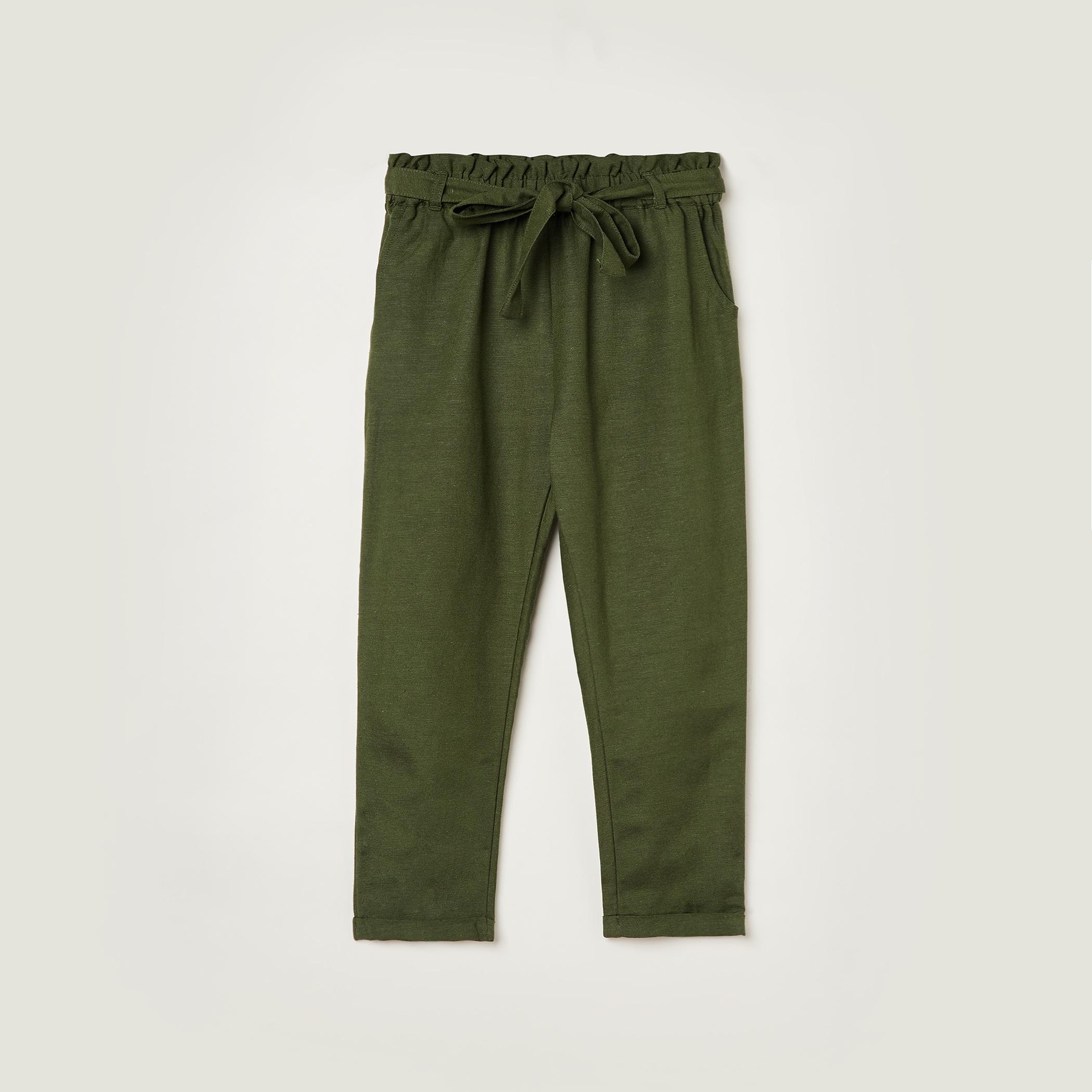 FAME FOREVER KIDS Girls Solid Elasticated Pants