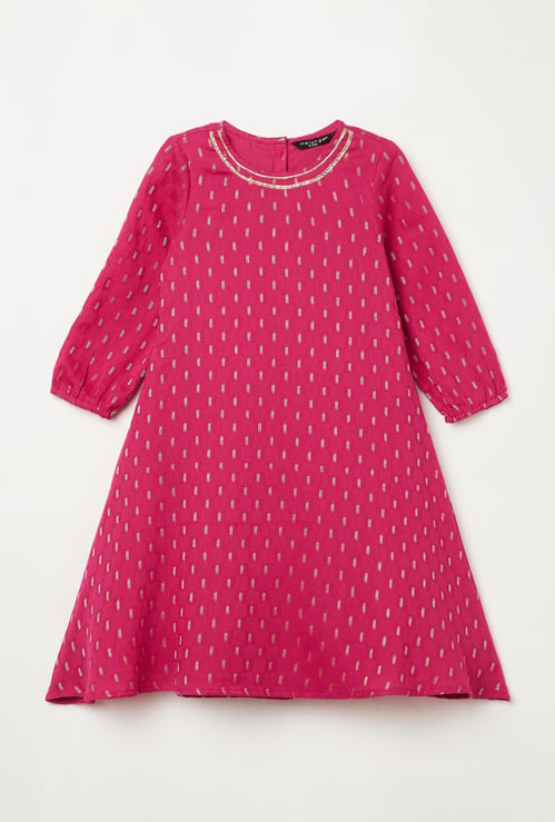 MELANGE Girls Printed A-line Kurta