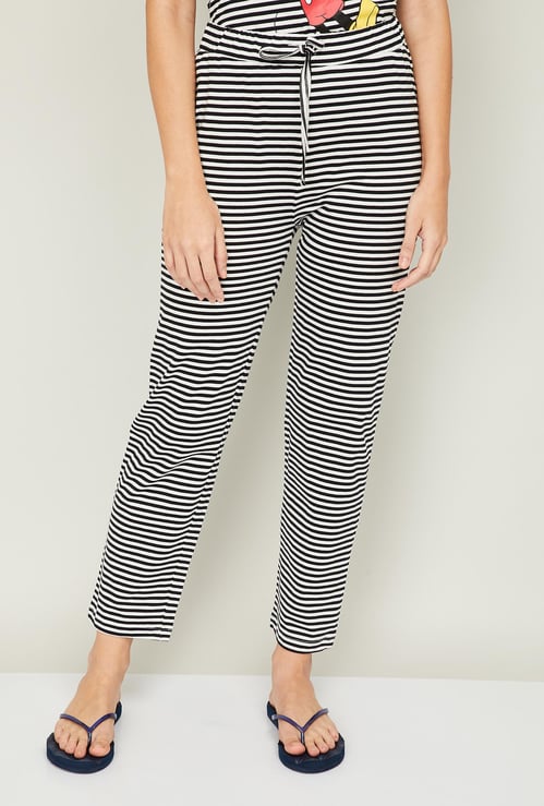 GINGER Women Striped Lounge Pants