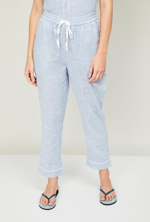 GINGER Women Striped Lounge Pants