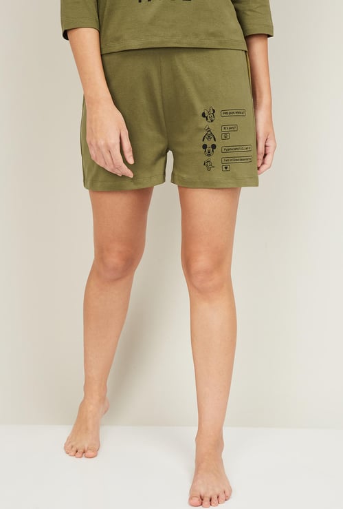 GINGER Women Printed Lounge Shorts