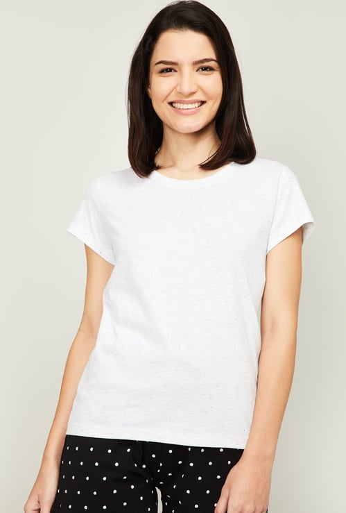 GINGER Women Solid Lounge T-Shirt