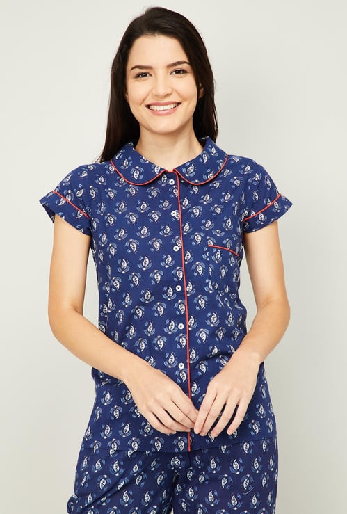 GINGER Women Printed Lounge Top