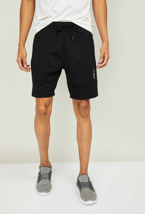 KAPPA Men Solid Regular Fit Sports Shorts