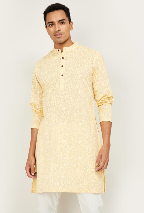 MELANGE Men Printed Full Sleeves Kurta