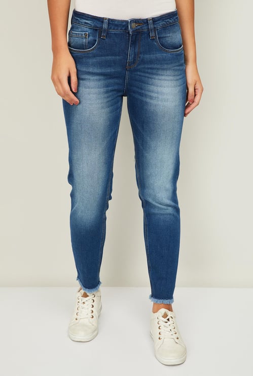 VERO MODA Women Medium Washed Relaxed Fit Jeans