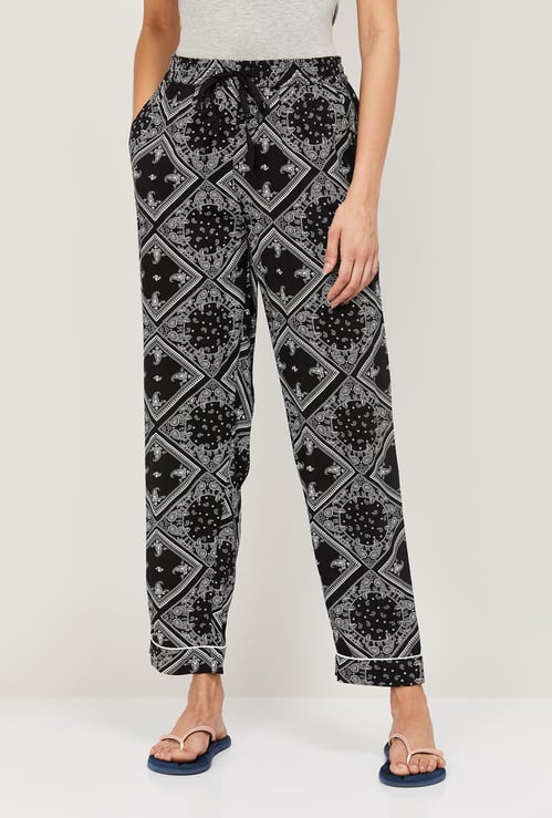 GINGER Women Printed Elasticated Pyjamas
