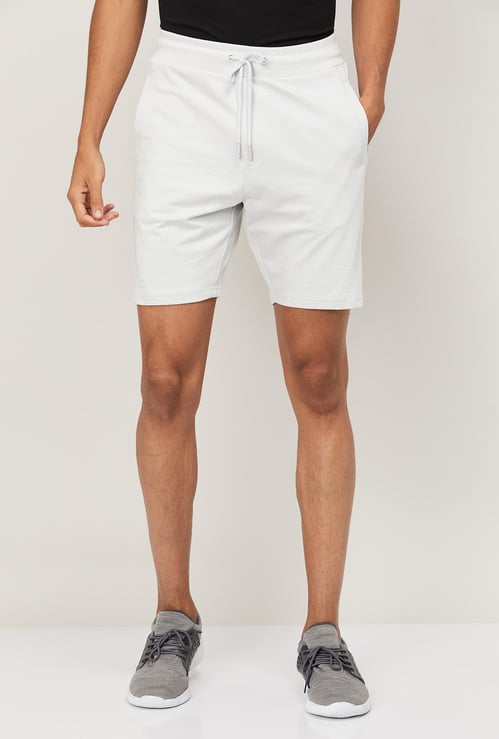 KAPPA Men Solid Elasticated Shorts