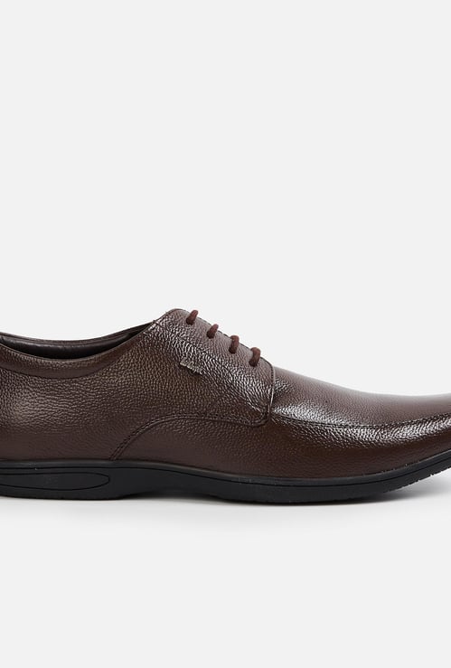 LEE COOPER Men Textured Formal Slip-On Shoes