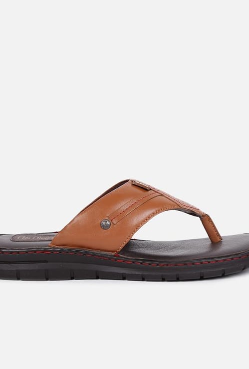 LEE COOPER Men Solid V-Strap Sandals