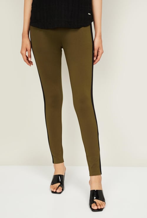 VERO MODA Women Solid Elasticated Treggings