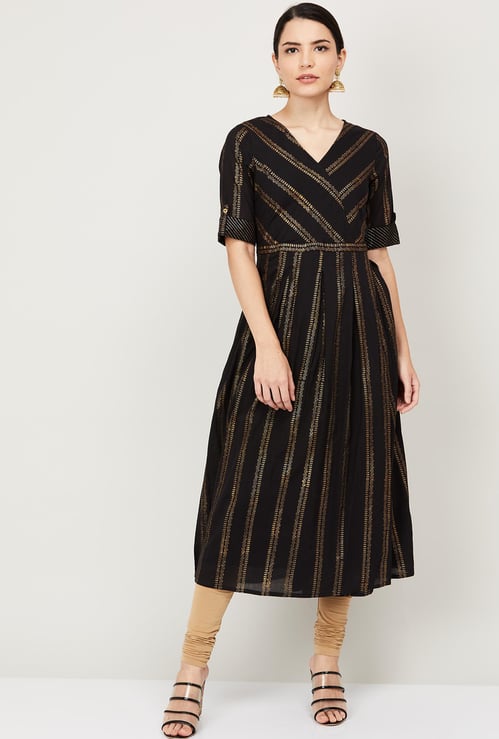 MELANGE Women Printed A-Line Kurta