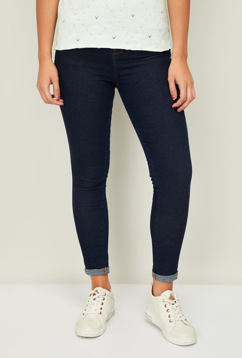 VAN HEUSEN Women Solid Skinny Fit Jeans