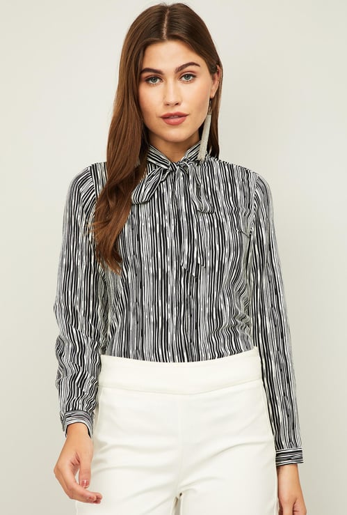 VAN HEUSEN Women Printed Regular Fit Shirt