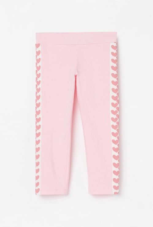 UNITED COLORS OF BENETTON Girls Printed Elasticated Leggings