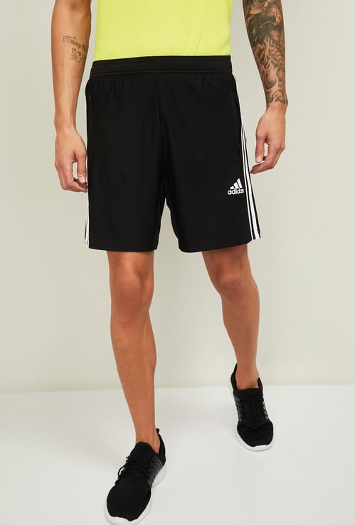 ADIDAS Men Striped Sports Shorts