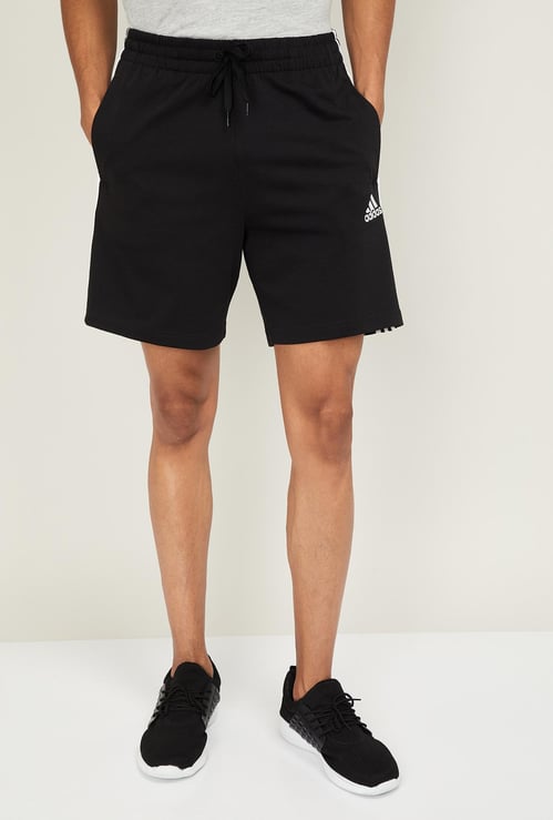 ADIDAS Men Striped Sports Shorts