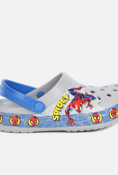 CROCS Boys Spiderman Applique Clogs