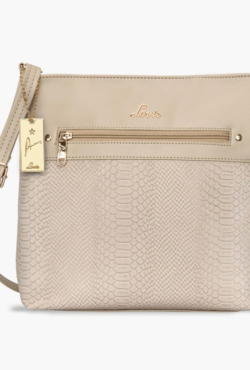 LAVIE Women Textured Zip-Closure Sling Bag