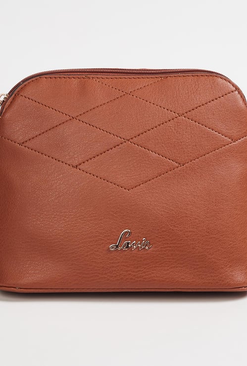 LAVIE Women Quilted Zip-Closure Sling Bag