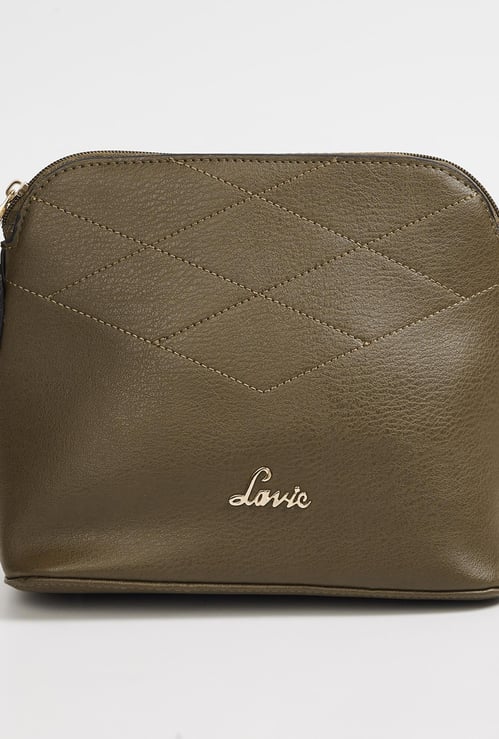 LAVIE Women Quilted Zip-Closure Sling Bag