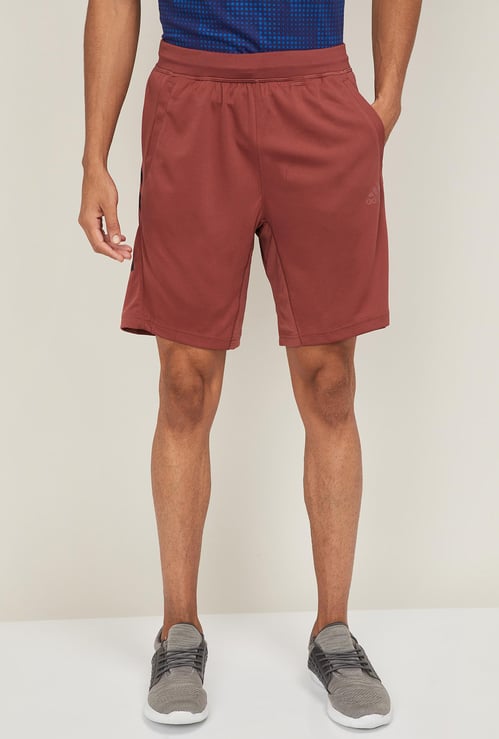 ADIDAS Men Solid Elasticated Shorts