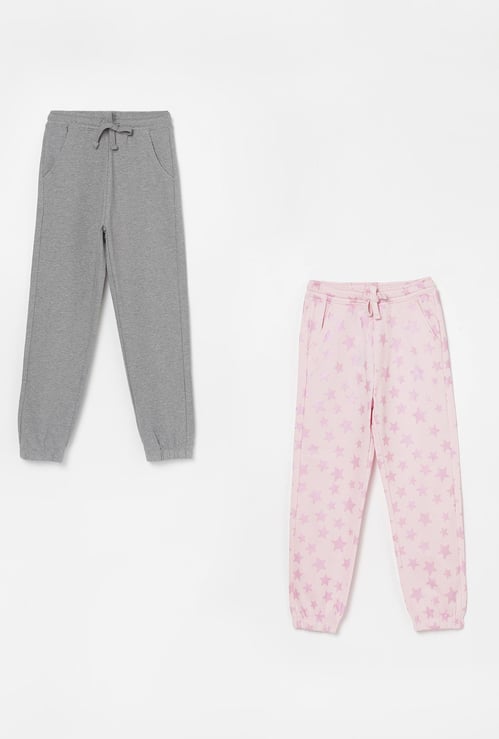 FAME FOREVER YOUNG Girls Printed Slim Fit Joggers