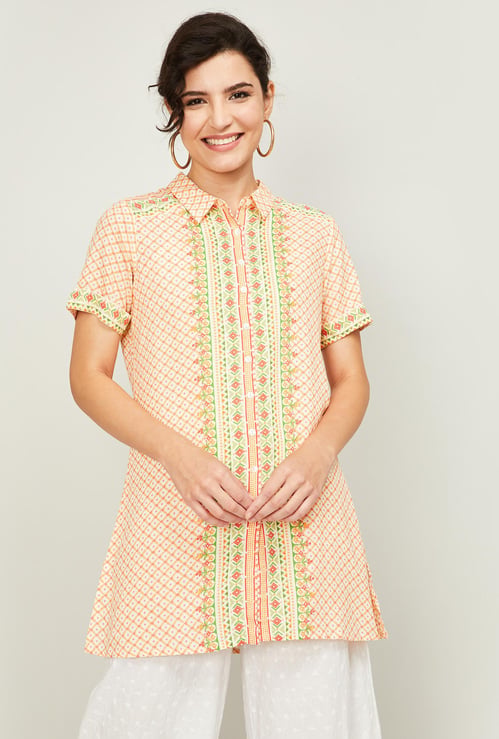GLOBAL DESI Women Printed Tunic