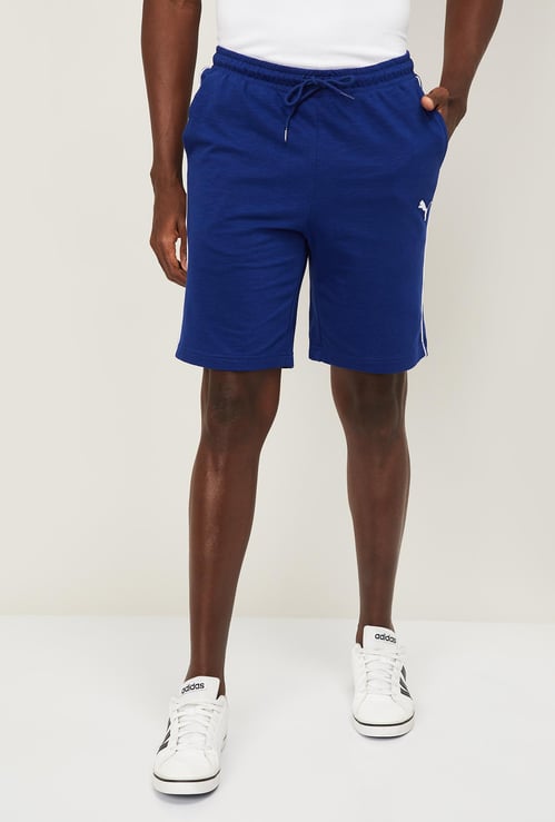 PUMA Men Solid Regular Fit Elasticated Shorts